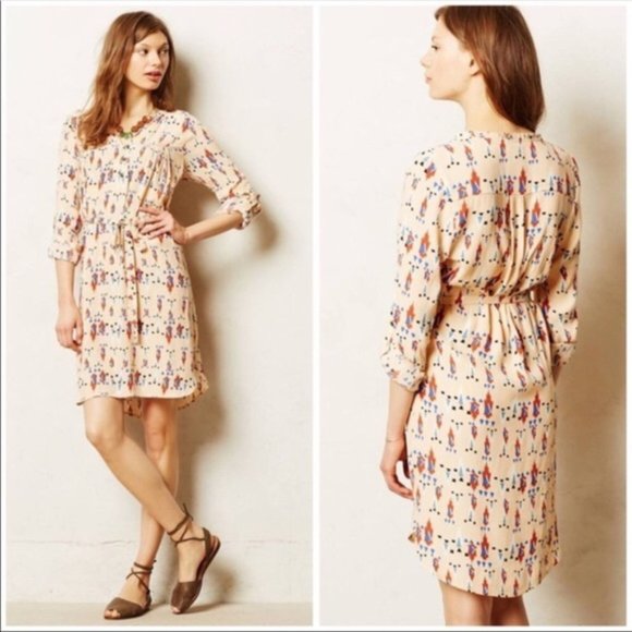 dolan Dresses & Skirts - Anthropologie Dolan Wanderlust Aztec Dress XS